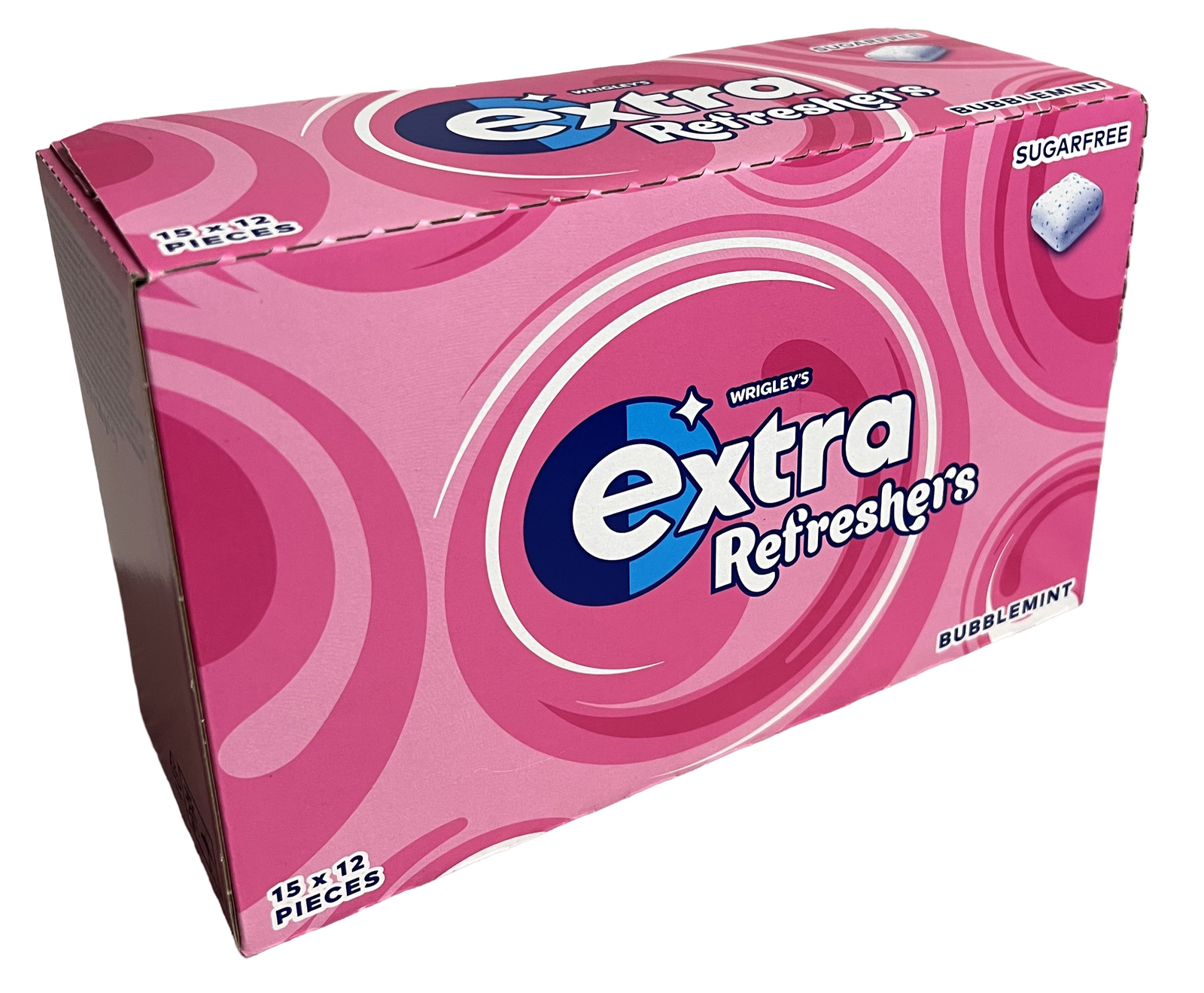 Extra Refreshers Bubblemint Tuggummipåse 26g 15-Pack
