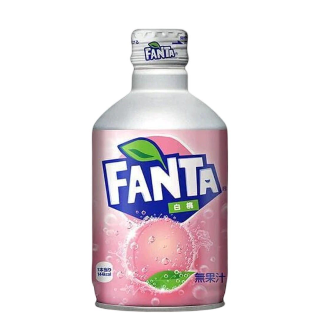 Fanta White Peach Bottle Japan 300 ml