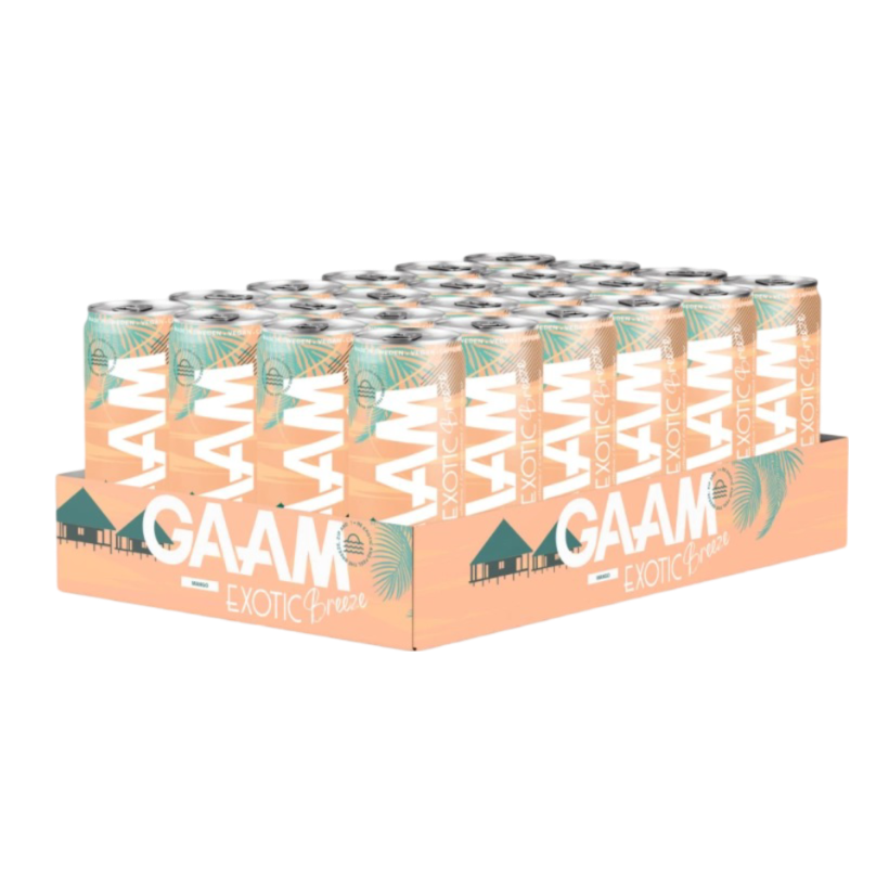 GAAM Energy Mango Exotic Breeze 330 ml 24-pack