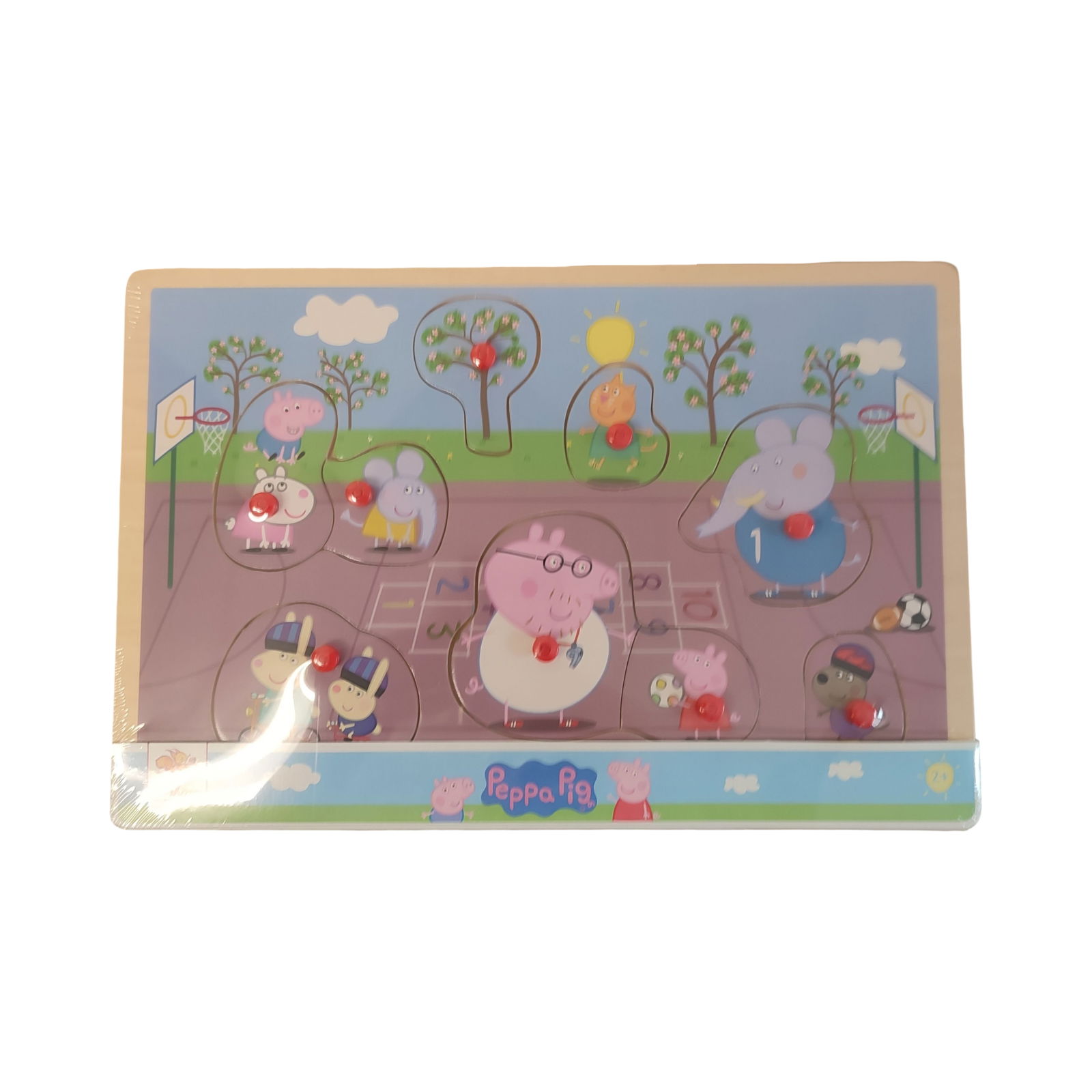 Greta Gris Knoppussel Skolgård