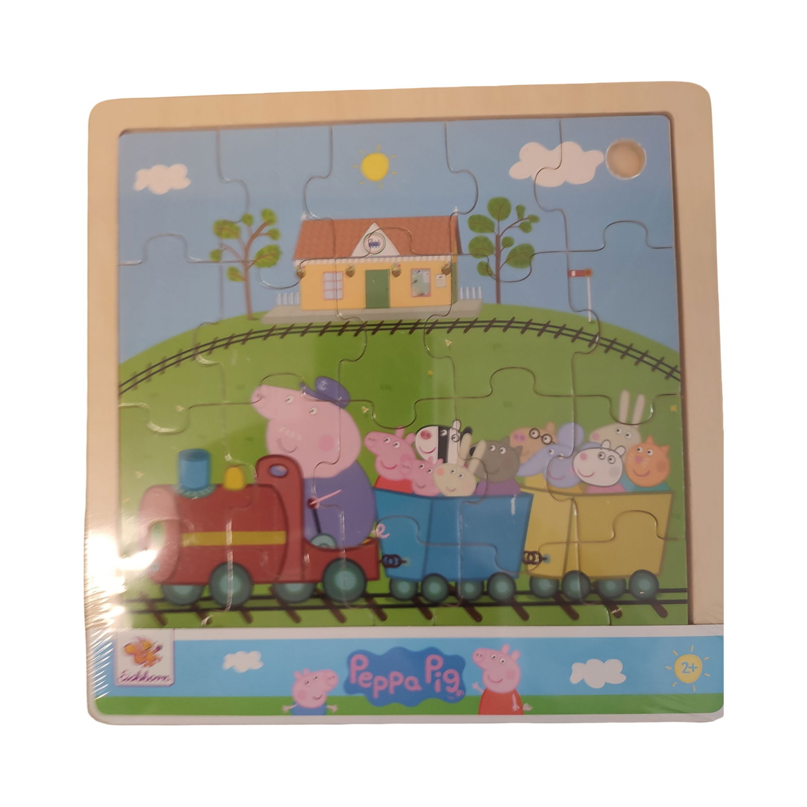 Greta Gris i Tåg Träpussel