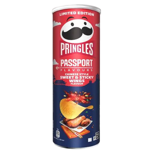 Pringles Passport Chinese Style Sweet & Sticky Wings 165 g