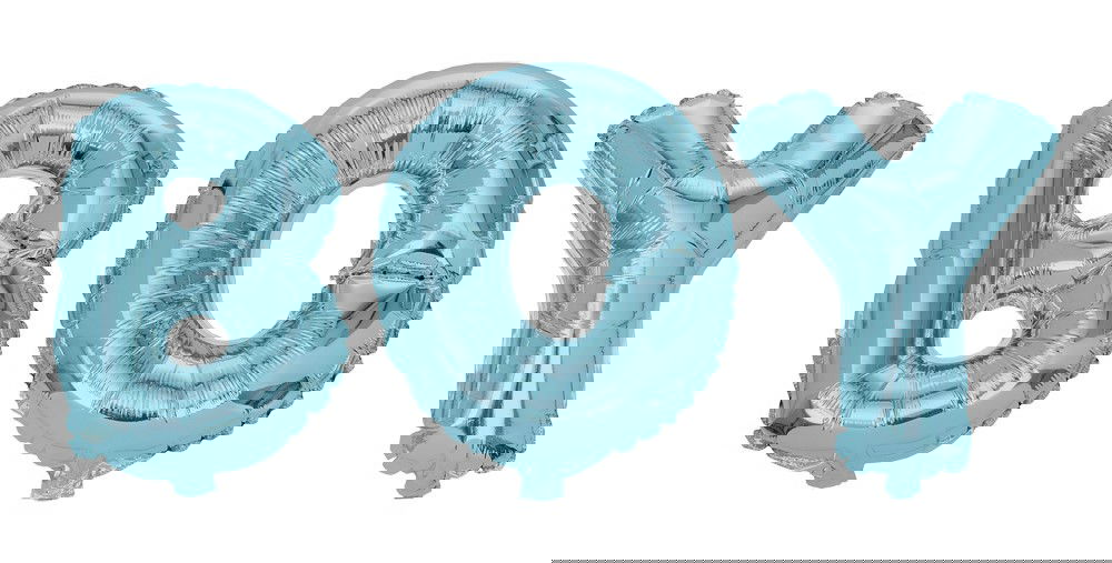 Folieballongtext Boy