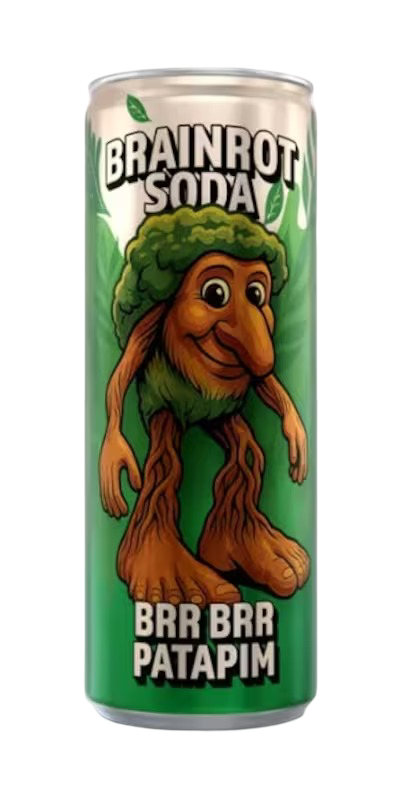Brainrot Soda - Brr Brr Patapim - 250 ml