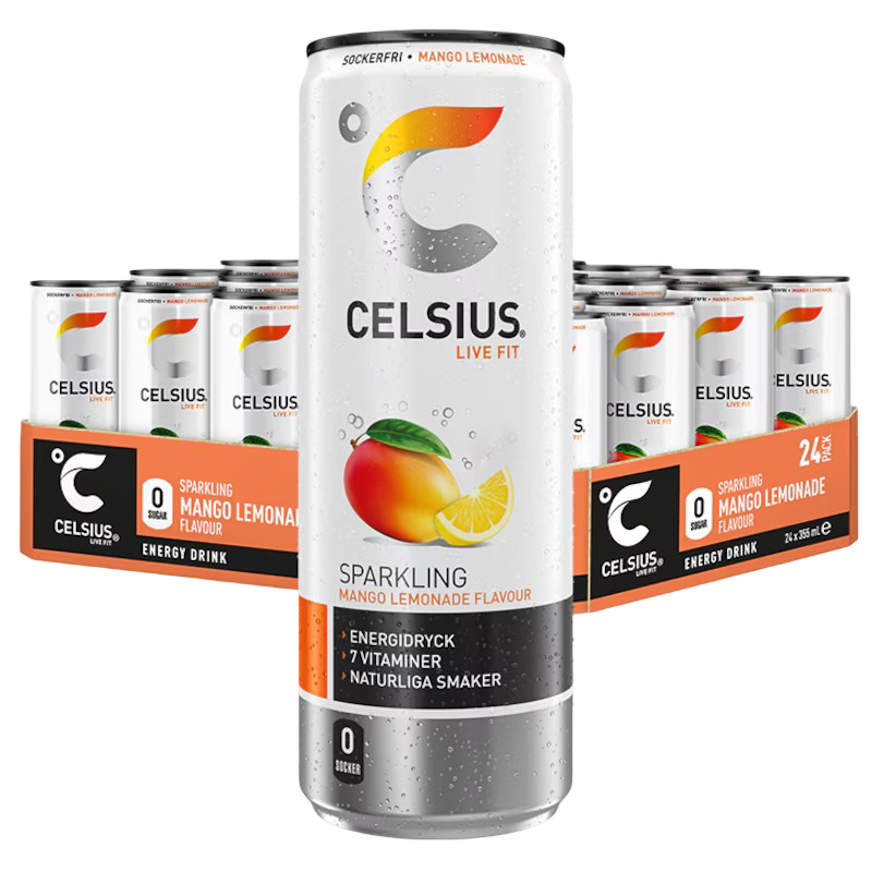 Celsius Mango Lemonade 24 x 355 ml