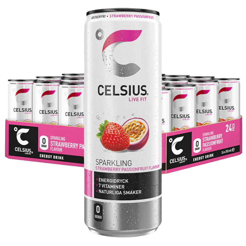 Celsius Strawberry Passionfruit 24 x 355 ml