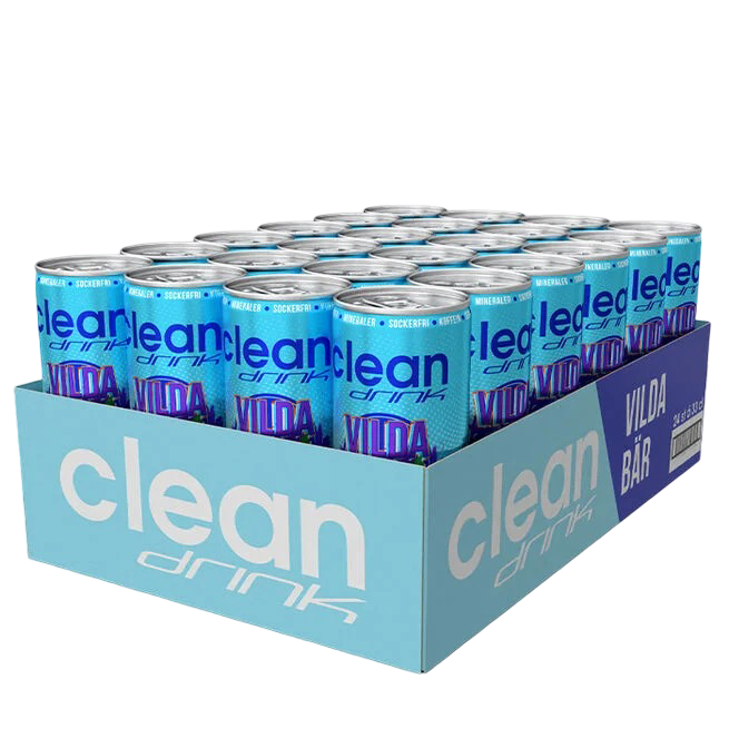 Clean Drink Vilda Bär 24 x 330 ml