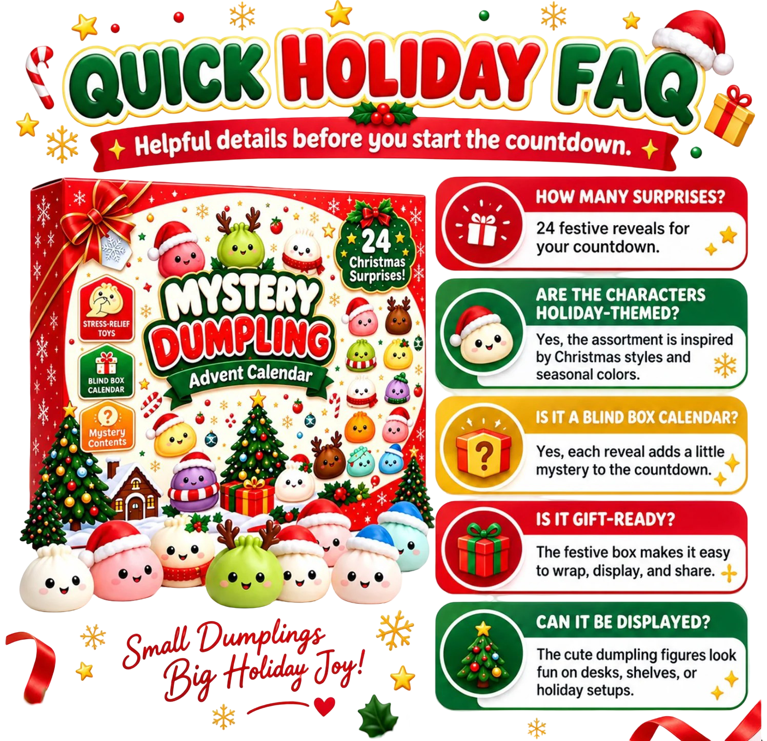 Mystery Dumpling - Advent Calendar 2026 - CE-Märkt