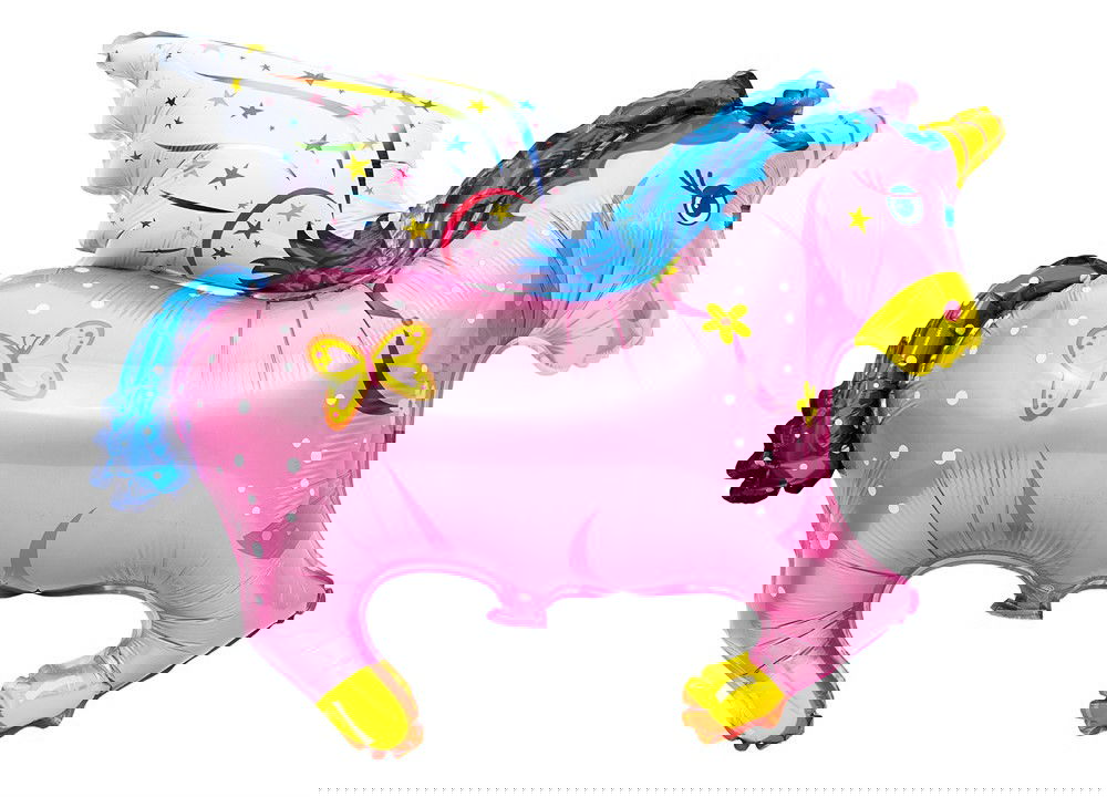 Folieballong Enhörning