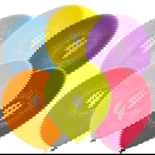 Ballonger 6-Pack Födelsedag (Välj Ålder)