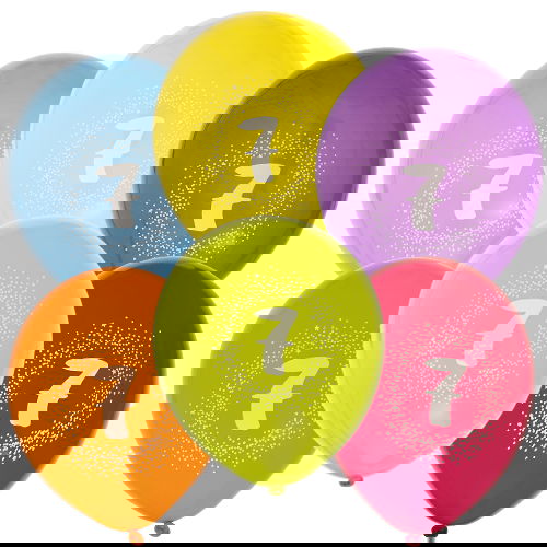 Ballonger 6-Pack Födelsedag (Välj Ålder)