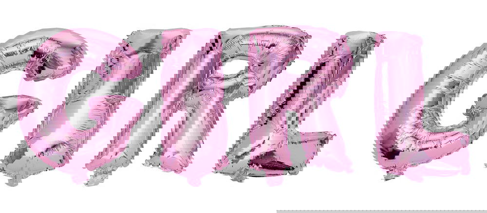 Folieballongtext Girl