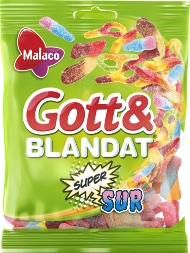 Malaco Gott & Blandat Super Sur 480 g