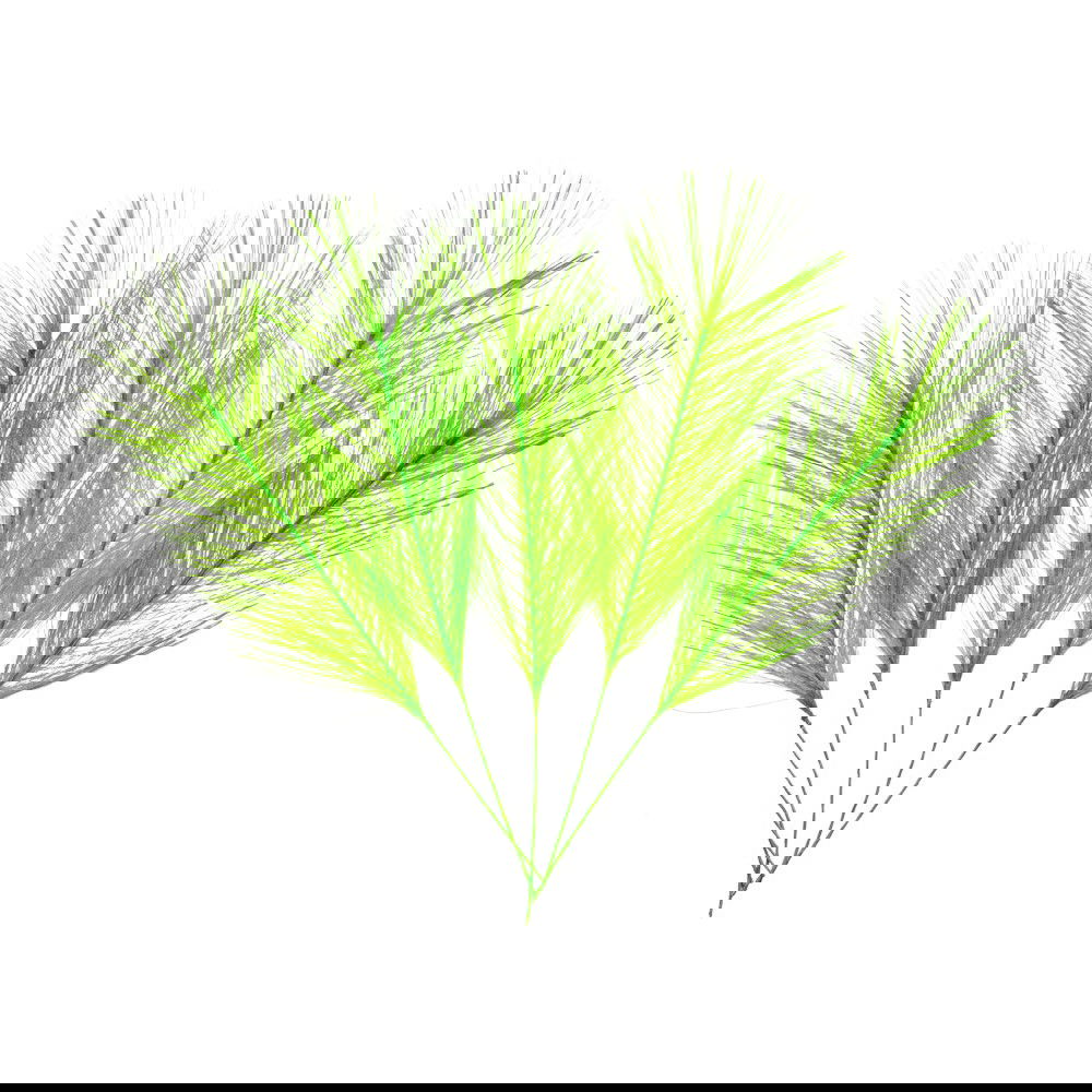 Syntetiska Fjädrar 5-Pack Grön