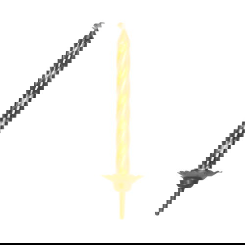 Tårtljus 12-Pack (Välj Guld eller Silver)