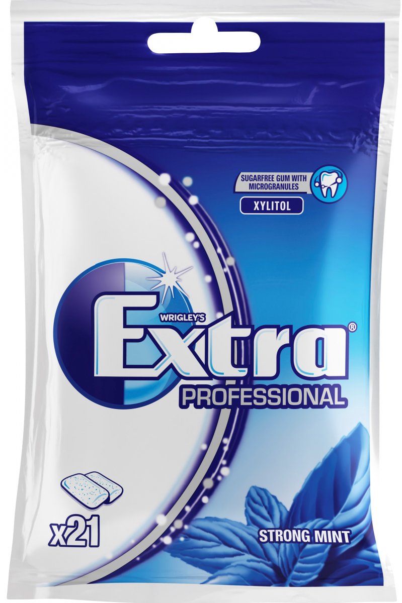 Extra Professional Strong Mint Tuggummi 29g