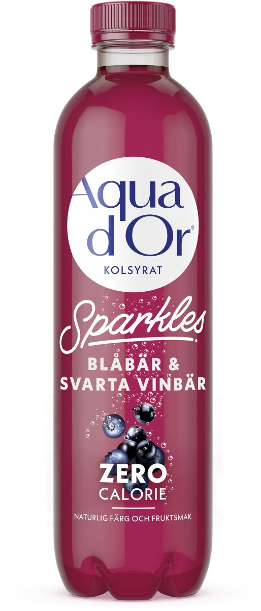 Aquador Blåbär Svartvinbär 500 ml