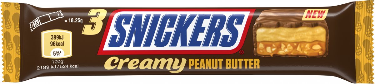 Snickers Creamy Peanut Butter 3-Pack