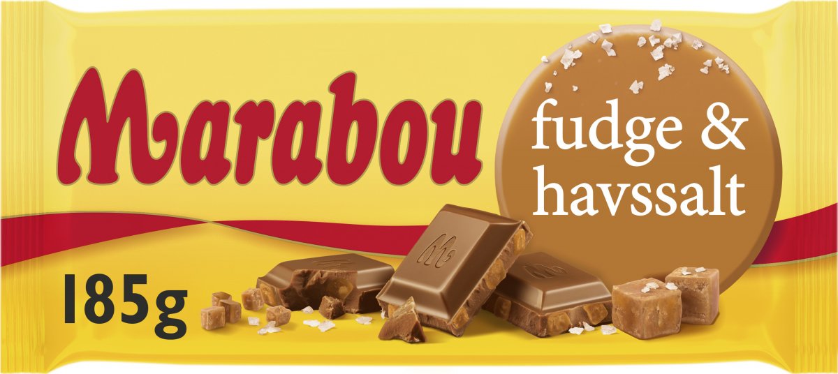 Marabou Fudge & Havssalt 185 g