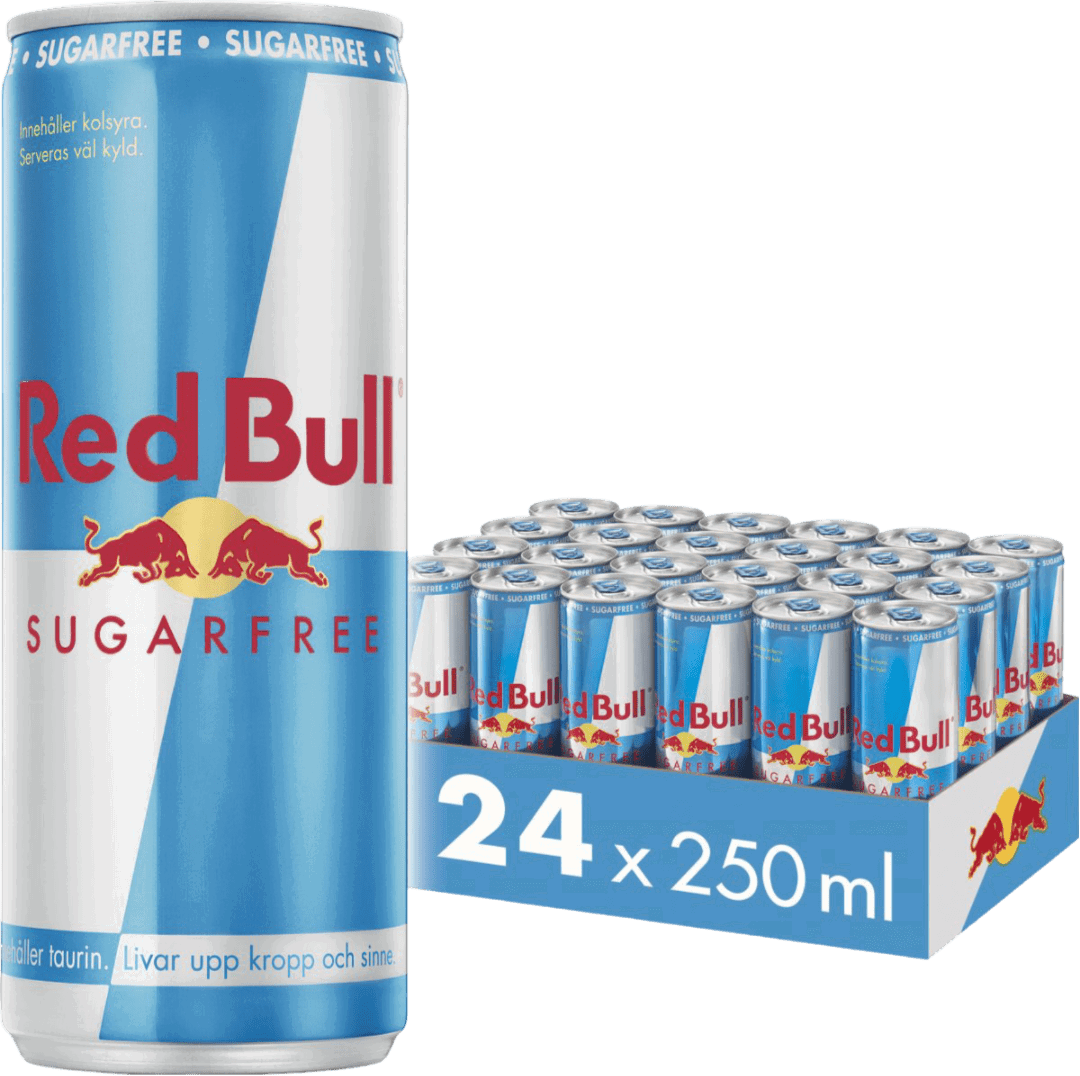 Red Bull Sugarfree 250 ml 24-Pack