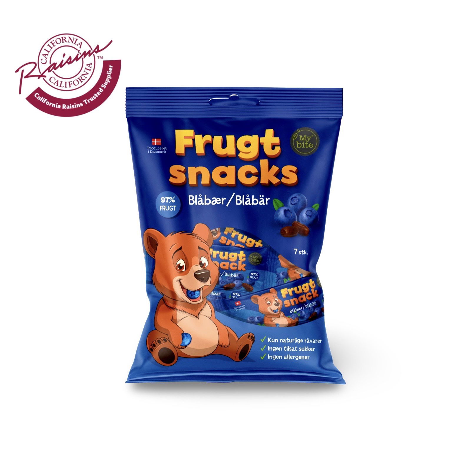 Frukt Snacks Mybite Blåbär 100 g