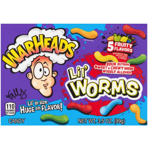 Warheads Lil' Worms 99 g