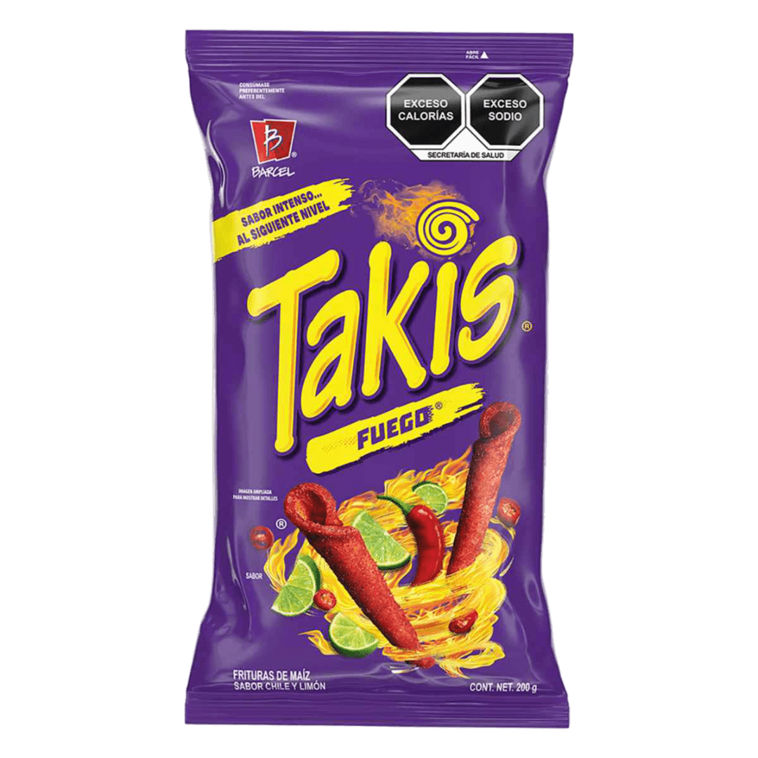 Takis Fuego 200g (Bäst Före Passerat)