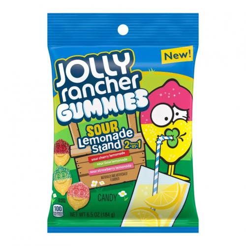 Jolly Rancher Gummies Sour Lemonade Stand 184 g