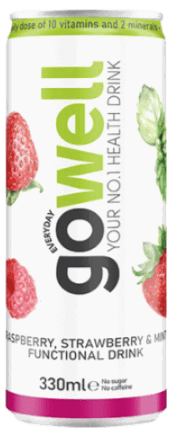 GoWell Raspberry, Strawberry & Mint 330 ml