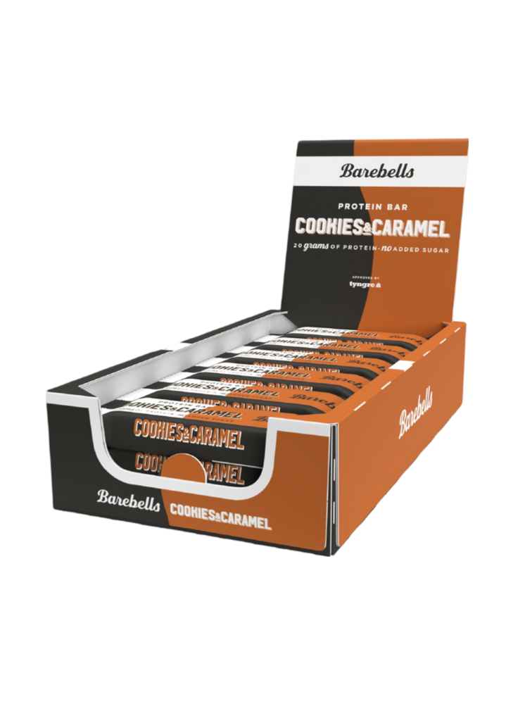 Barebells Protein Bar Cookies & Caramel 55 g 12-Pack