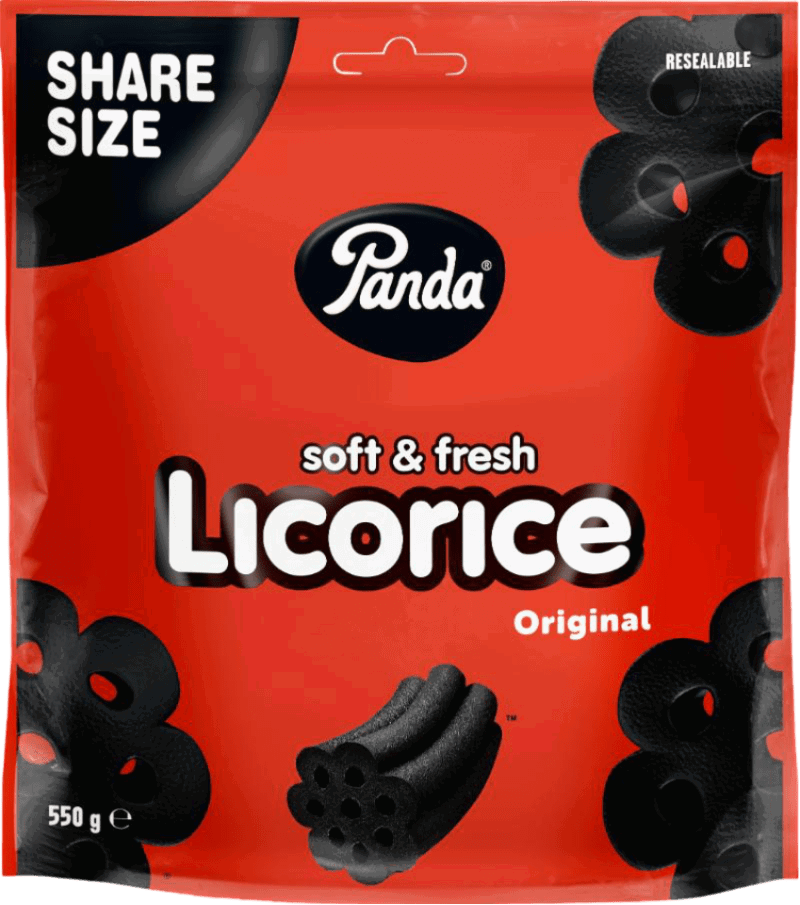 Panda Soft & Fresh Licorice Original 550 g