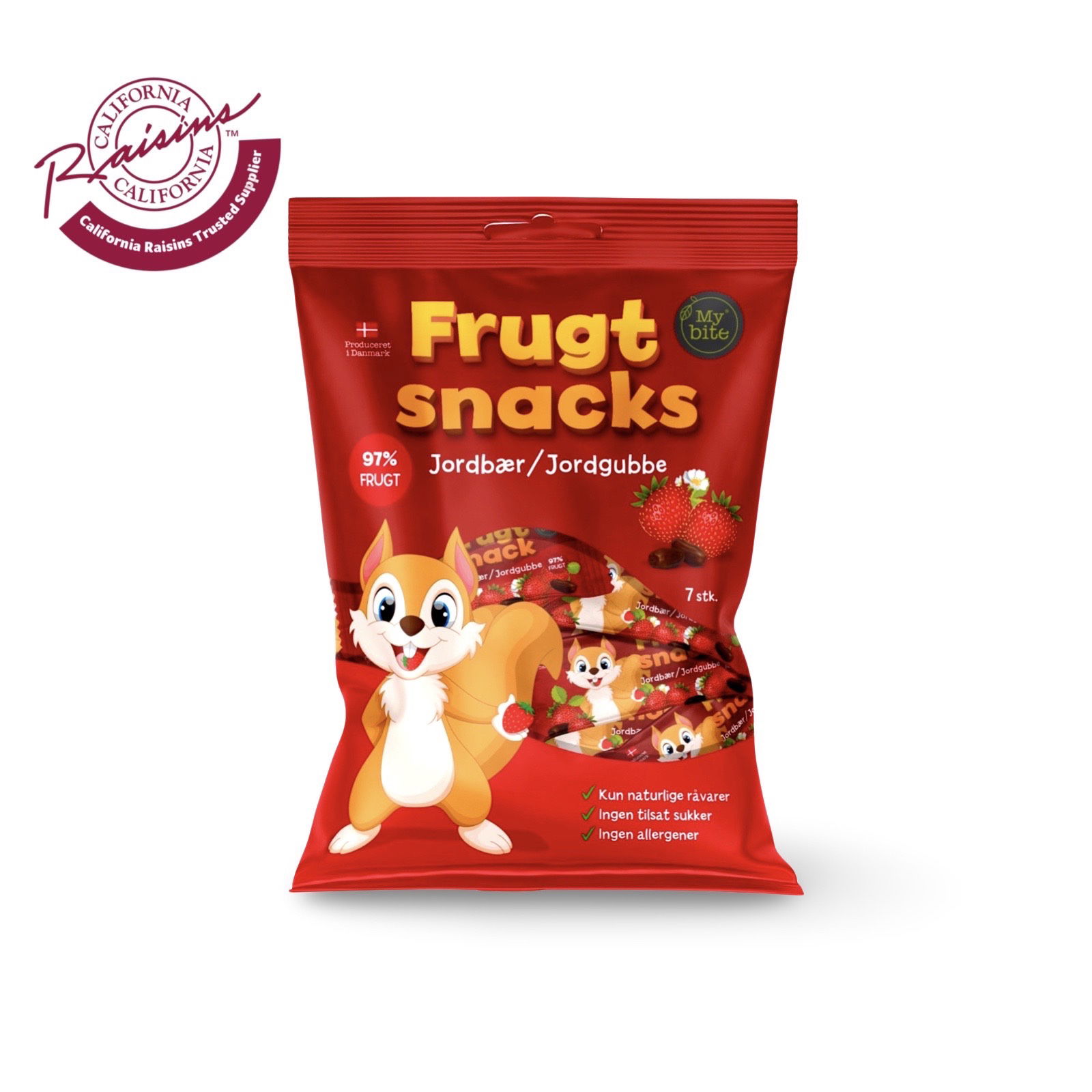 Frukt Snacks Mybite Jordgubbe 100 g