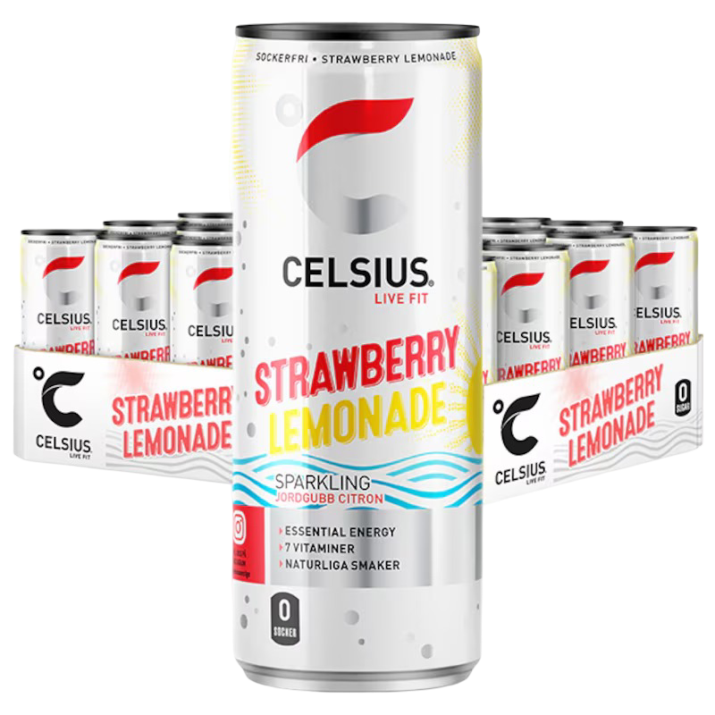 Celsius Strawberry / Lemonade 24 x 330 ml
