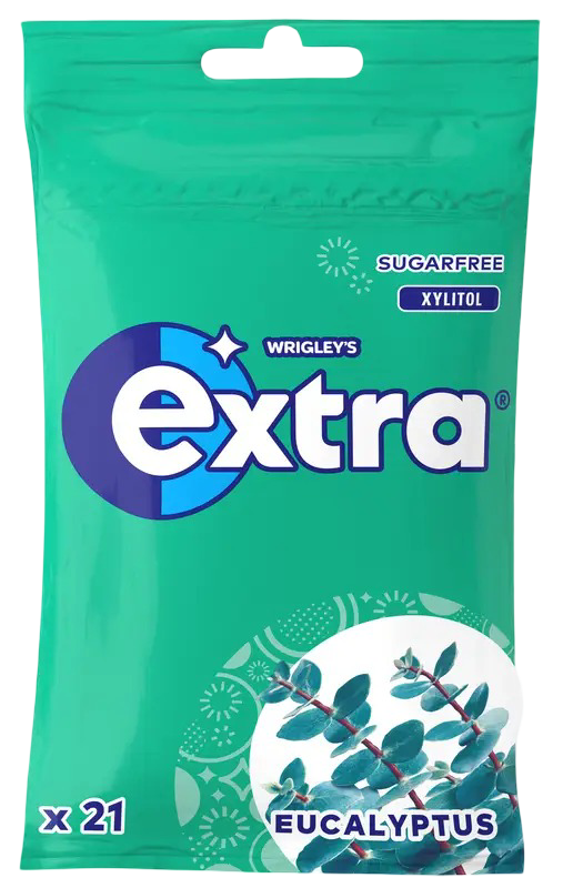 Extra Eucalyptus Tuggummi 29g