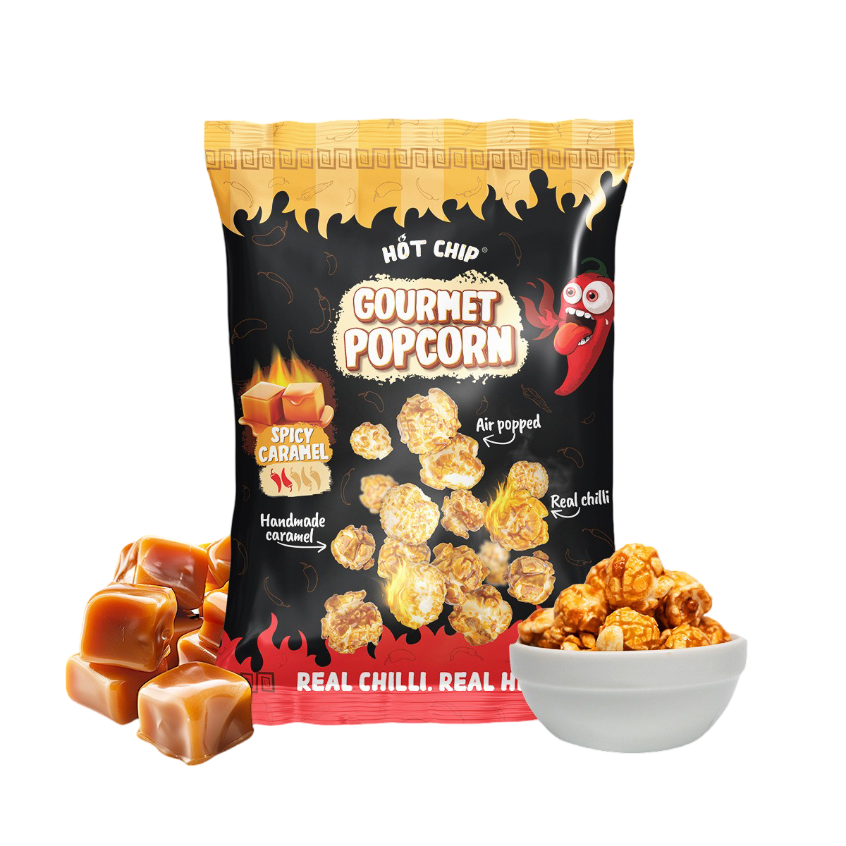 Hot Chip Gourmet Popcorn Spicy Caramel 120 g