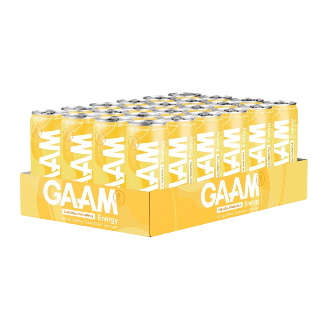 GAAM Energy Tropical Pineapple 330 ml 24-pack