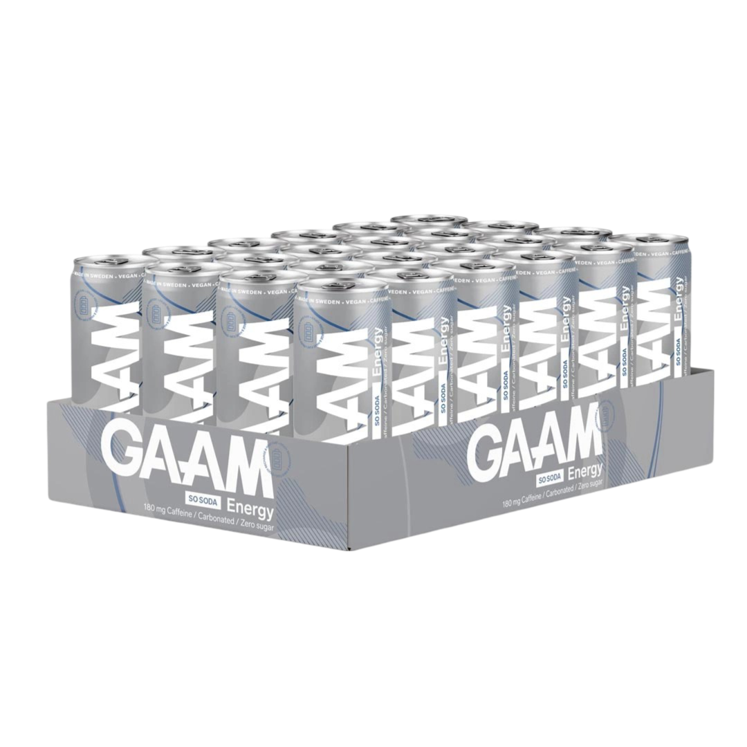 GAAM Energy So Soda 330 ml 24-pack