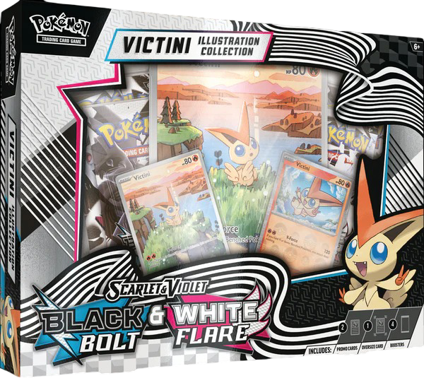 Pokémon TCG: Scarlet & Violet - Black Bolt & White Flare - Victini - Illustration Collection