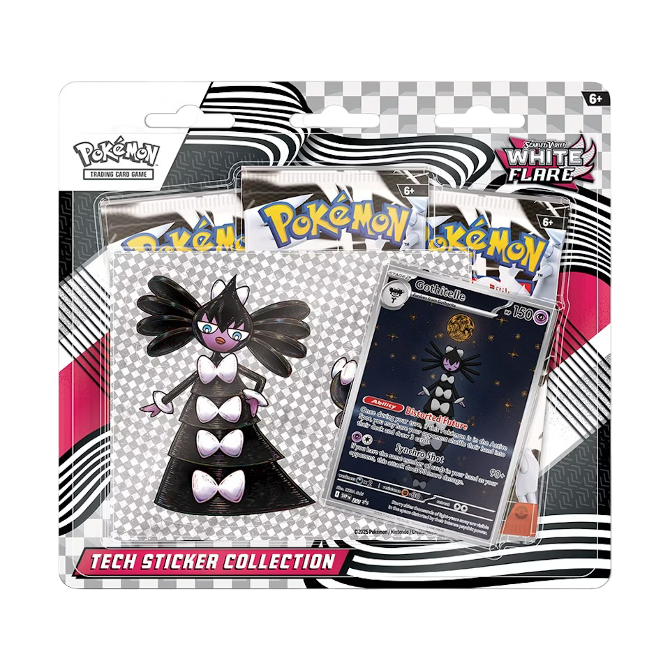 Pokémon TCG: Scarlet & Violet – White Flare - Tech Sticker Collection – Gothitelle