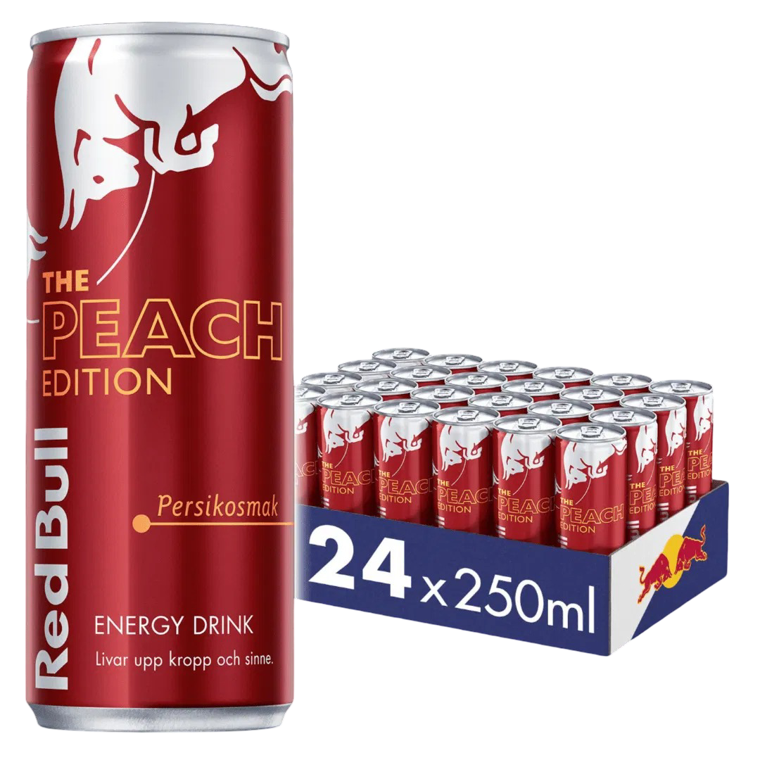 Red Bull The Peach Edition 250 ml 24-Pack