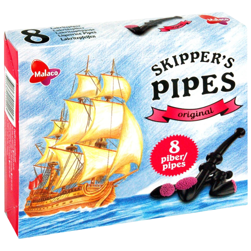Malaco Skipper's Pipes Original 8-Pack