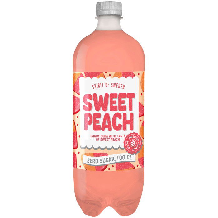 Spirit of Sweden Sweet Peach Zero Sugar 1 L