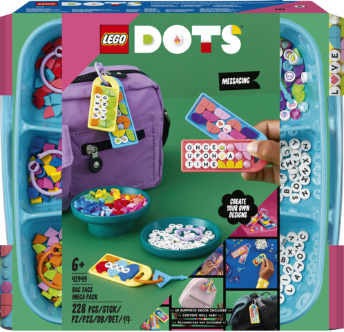 LEGO Dots Bagagetaggar Storpack 41949