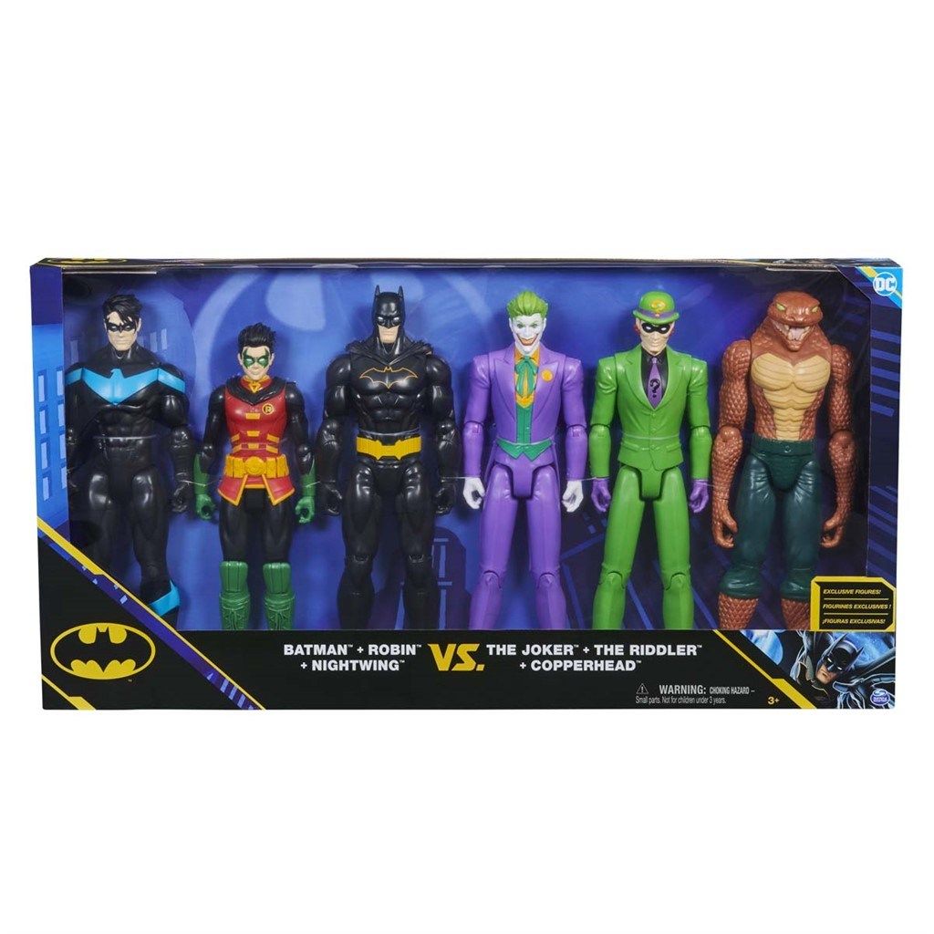 Batman Figurer 30 cm 6-Pack