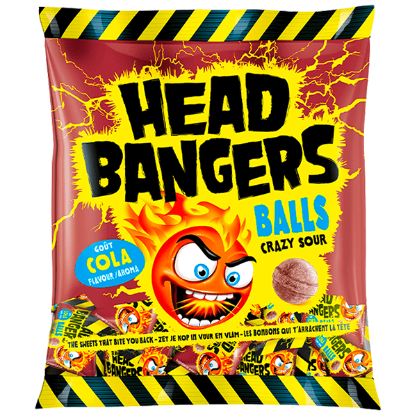 Head Bangers Balls Crazy Sour Cola 135 g