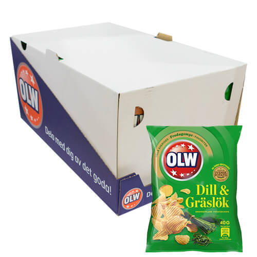 OLW Dill & Gräslök 40 g 20-Pack