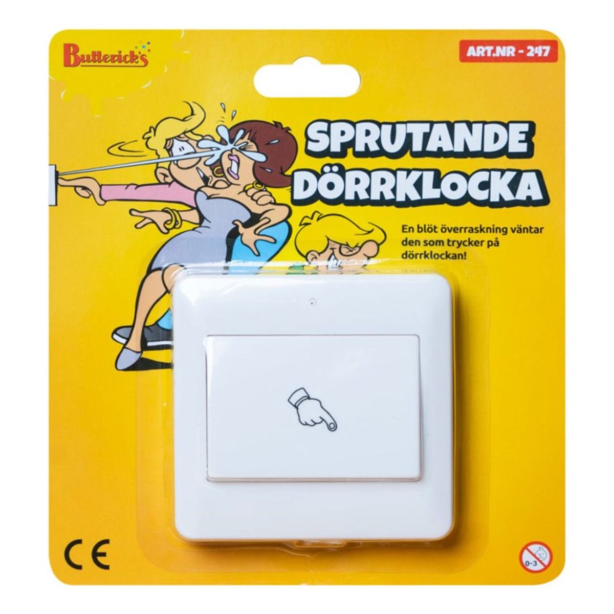 Sprutande Dörrklocka