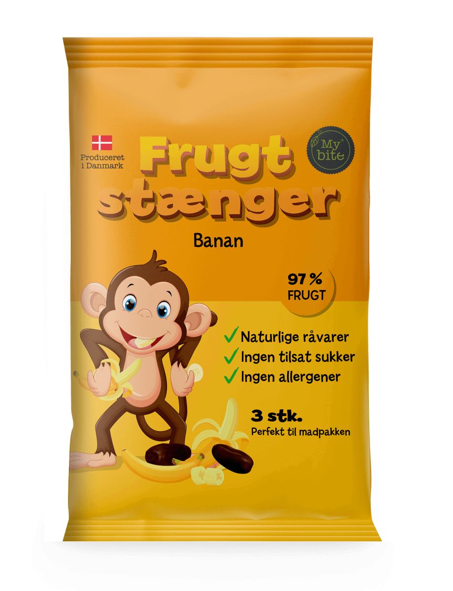 Frukt Stänger 3-Pack Mybite Banan 60 g