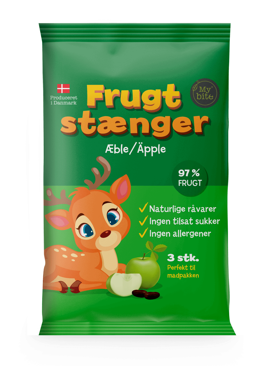 Frukt Stänger 3-Pack Mybite Äpple 60 g