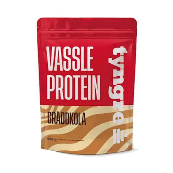 Tyngre Vassle Protein Gräddkola 900 g